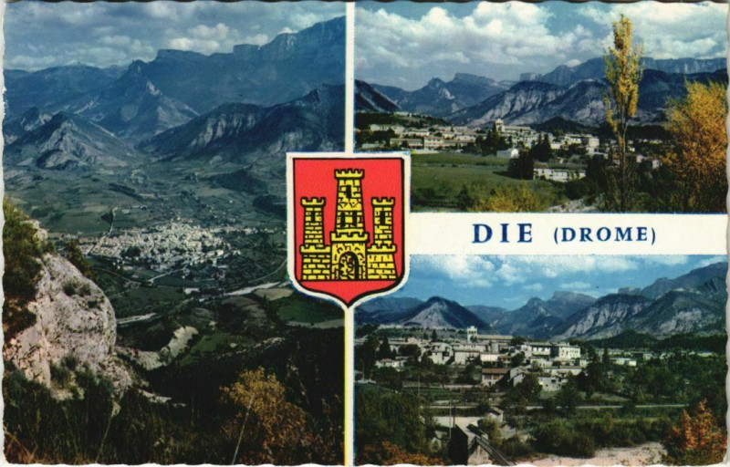 Carte postale ancienne Die souvenir France à Die
