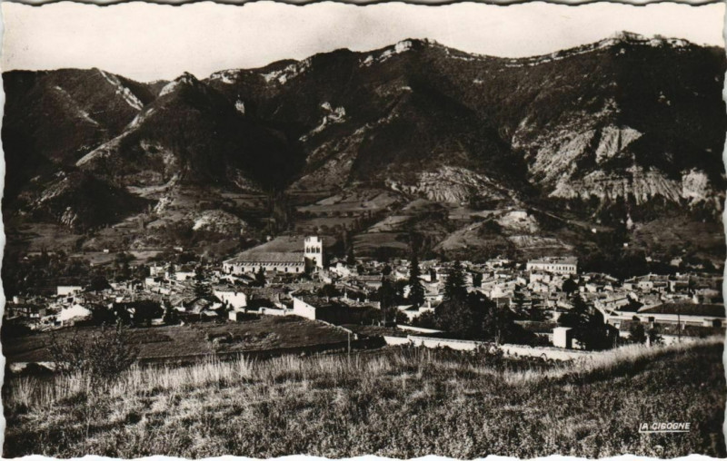 Carte postale ancienne Die vue generale France à Die