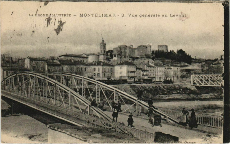 Carte postale ancienne Montelimar vue generale France à Montélimar