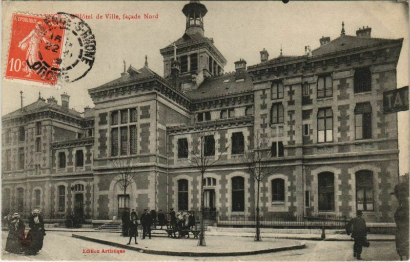 Carte postale ancienne Valence Hotel de Ville France à Valence