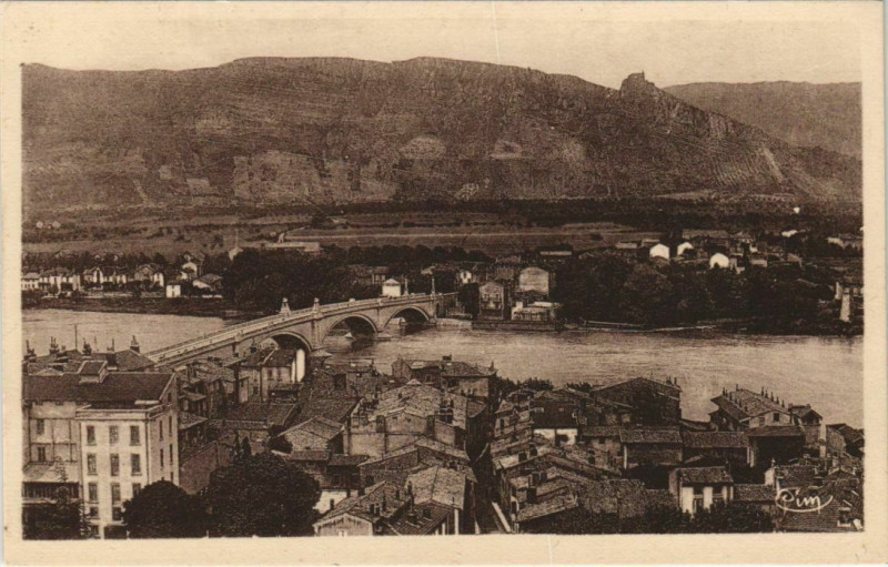 Carte postale ancienne Valence vue generale France à Valence