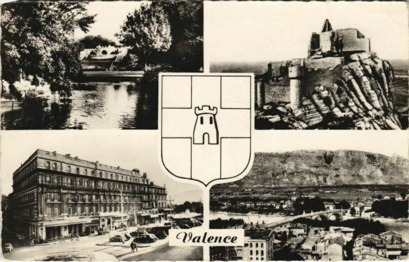 Carte postale ancienne Valence souvenir France à Valence