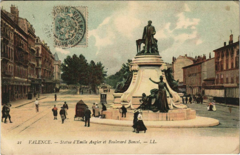 Carte postale ancienne Valence souvenir France à Valence