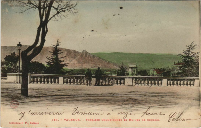Carte postale ancienne Valence Le Nouveau Pont France à Valence