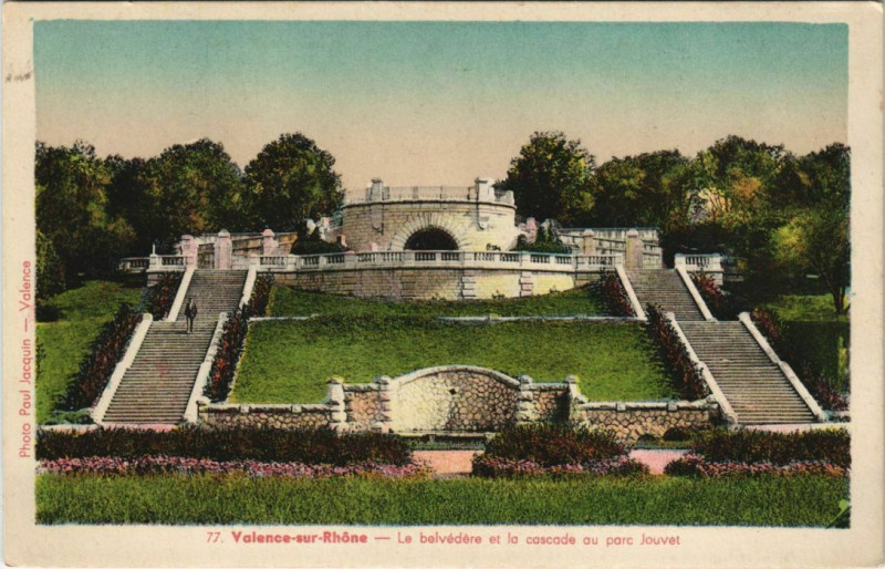Carte postale ancienne Valence vue d'ensemble France à Valence