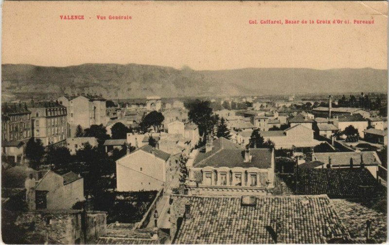 Carte postale ancienne Valence vue generale France à Valence