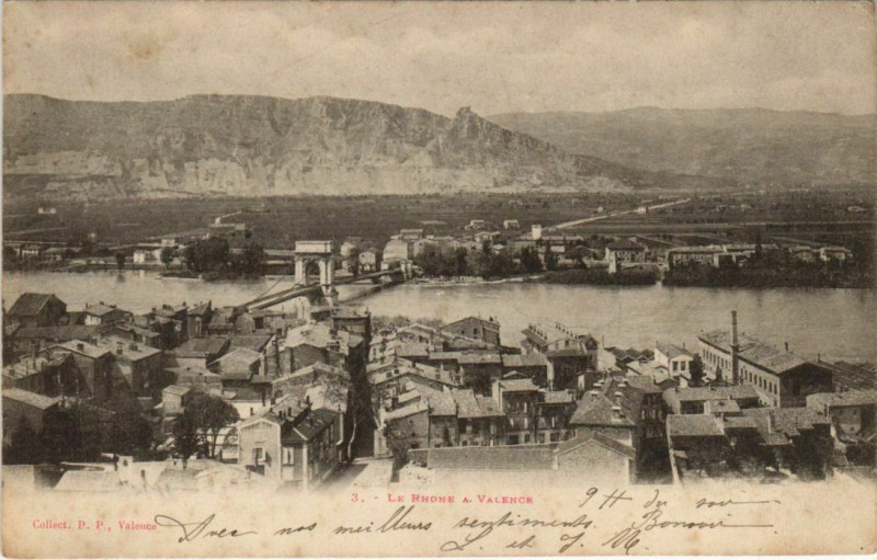 Carte postale ancienne Valence France à Valence