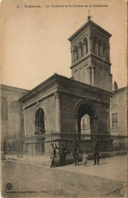 Carte postale ancienne Valence Le Pendentif ,Clocher de la Cathedrale France à Valence