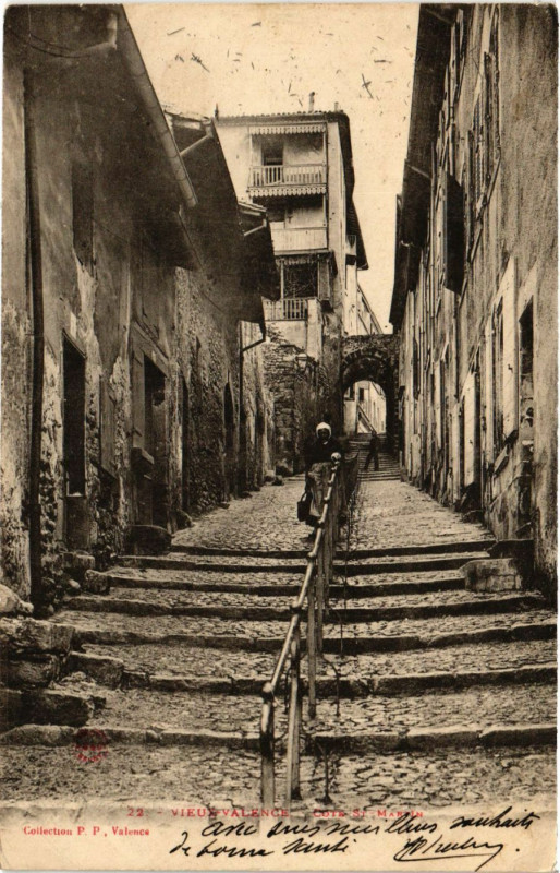 Carte postale ancienne Vieux Valence à Valence