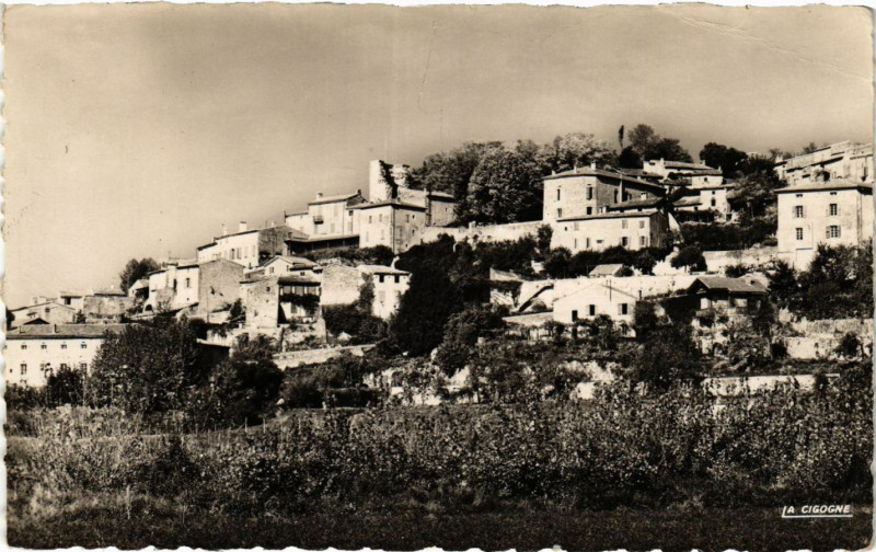 Carte postale ancienne Allex - Vue générale à Allex