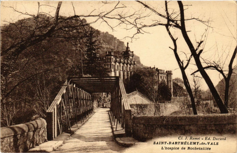 Carte postale ancienne Saint-Barthelemy de Vals - L'Hospice de Rochetaillée à Saint-Barthélemy-de-Vals