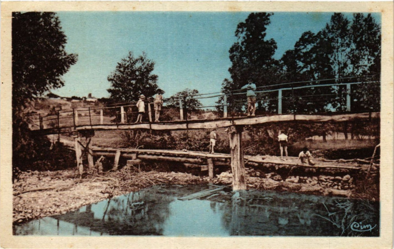 Carte postale ancienne Le Grand-Serre - Un coin favori au Grand-Serre