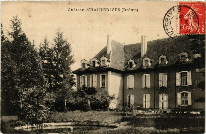 Carte postale ancienne Chateau d'Hauterives à Hauterives
