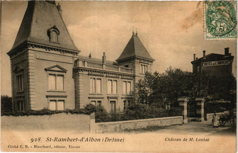 Carte postale ancienne Saint-Rambert d'Albon à Albon