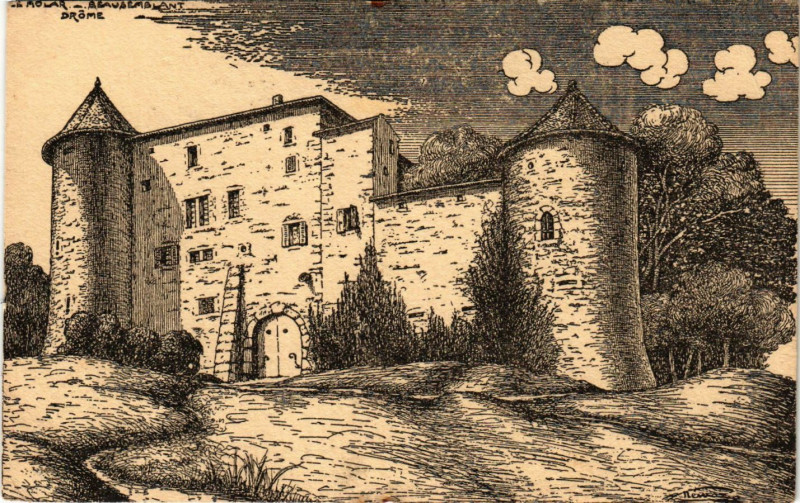 Carte postale ancienne Le Moar - Drome