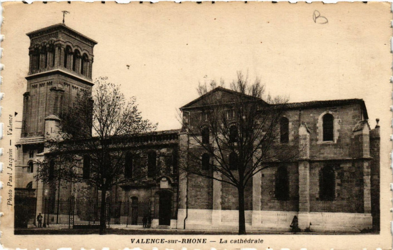 Carte postale ancienne Valence la Cathedrale à Valence