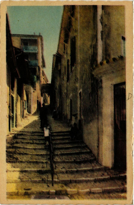 Carte postale ancienne Valence cote St- Martin à Valence