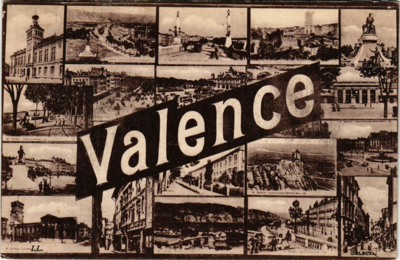 Carte postale ancienne Valence à Valence