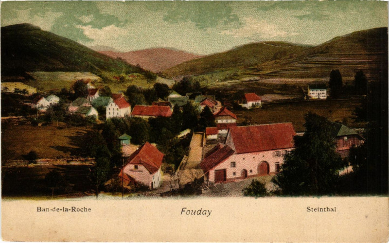 Carte postale ancienne Ban-de-la-Roche Fouday Steinthal
