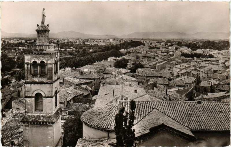 Carte postale ancienne Montelimar - Vue générale à Montélimar
