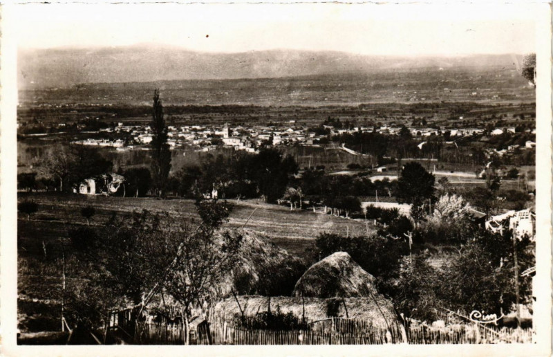 Carte postale ancienne Anneyron - Vue générale à Anneyron