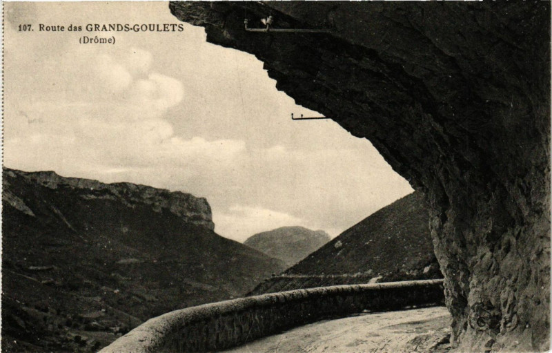 Carte postale ancienne Route des Grands-Goulets