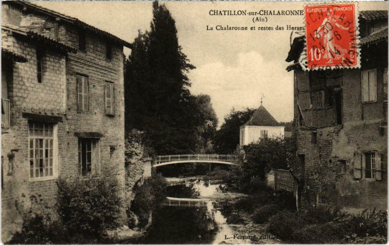 Carte postale ancienne Chatillon-sur-Chalaronne à Châtillon-sur-Chalaronne