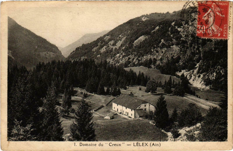 Carte postale ancienne Domaine du Creux