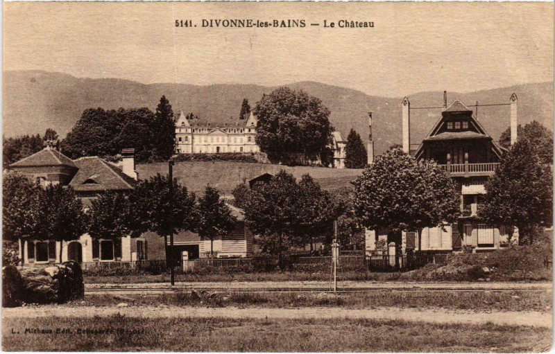 Carte postale ancienne Divonne-les-Bains à Divonne-les-Bains
