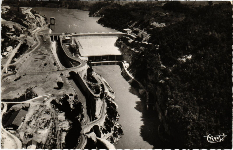 Carte postale ancienne Barrage de Genissiat