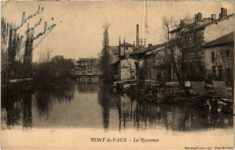 Carte postale ancienne Pont-de-Vaux - La Reyssouse à Pont-de-Vaux