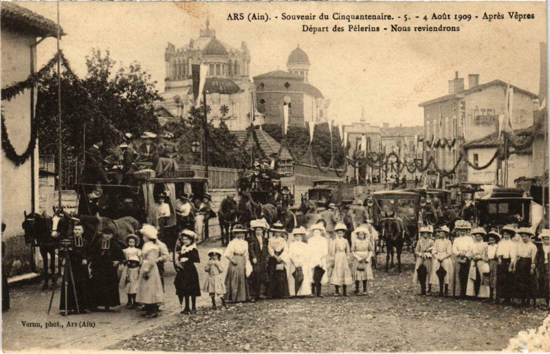 Carte postale ancienne Ars - Souvenir de Cinquantenaire
