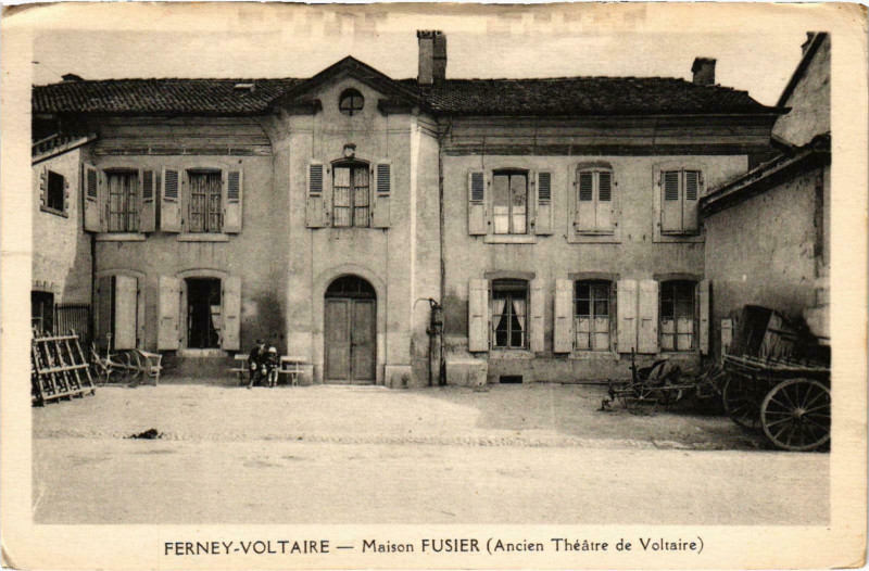 Carte postale ancienne Ferney-Voltaire - Maison Fusier à Ferney-Voltaire