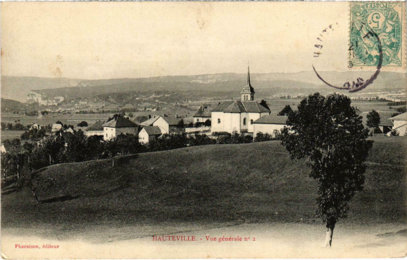Carte postale ancienne Hauteville - Vue générale