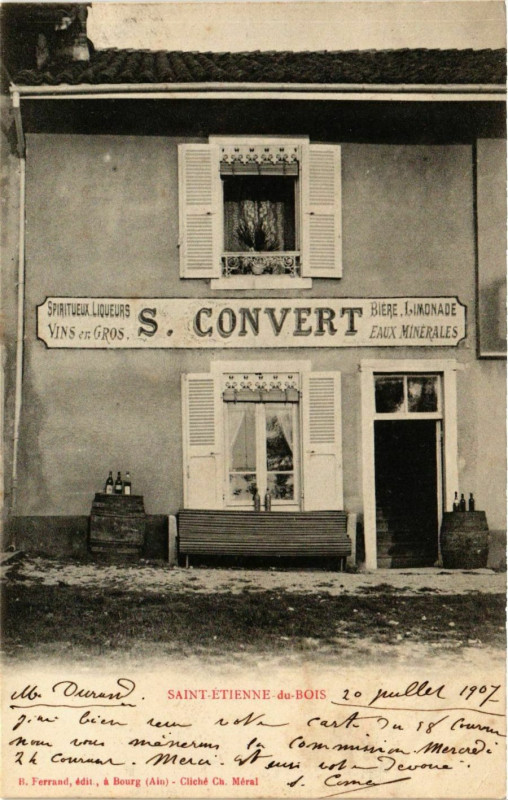 Carte postale ancienne Saint-Etienne-du-Bois S. Convert à Saint-Étienne-du-Bois