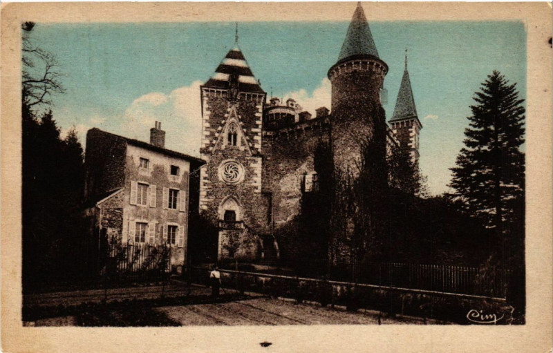 Carte postale ancienne Saint-Jean-le-Vieux Chateau de Varey à Saint-Jean-le-Vieux