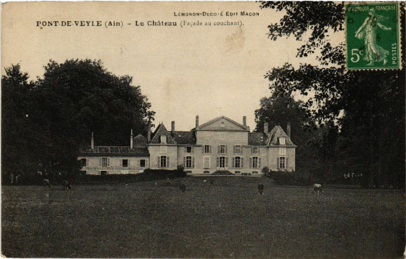 Carte postale ancienne Pont-de-Veyle Le Chateau à Pont-de-Veyle