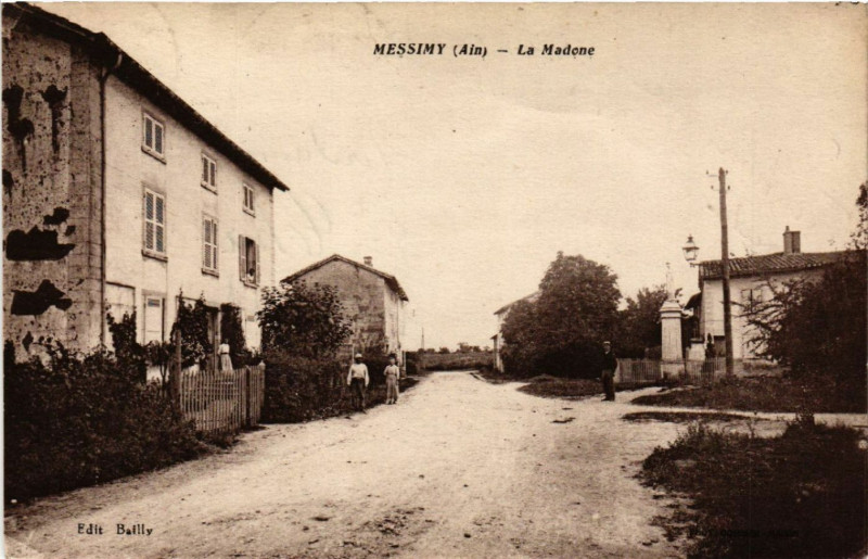Carte postale ancienne Messimy La Madone