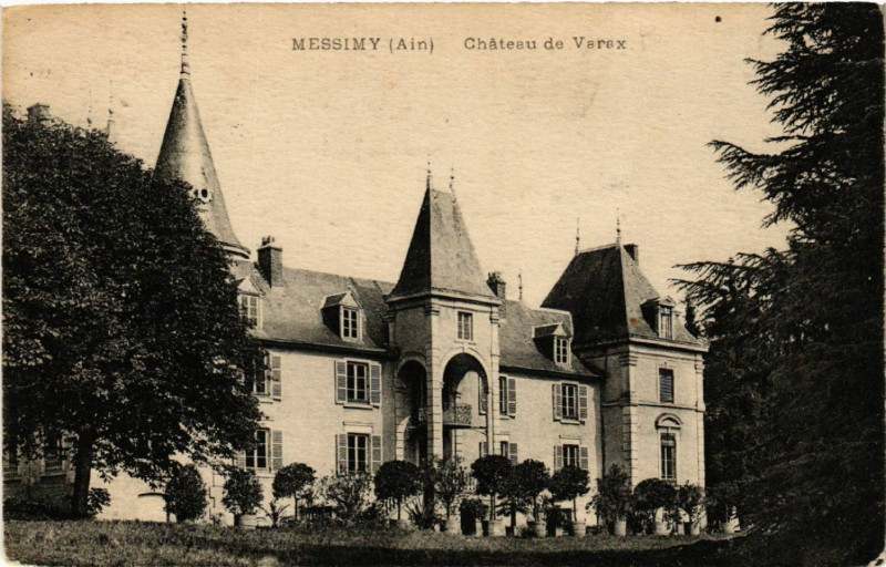 Carte postale ancienne Messimy Chateau de Varax