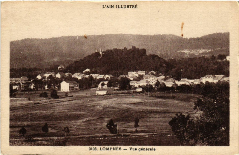 Carte postale ancienne Lompnes Lompnés Vue générale