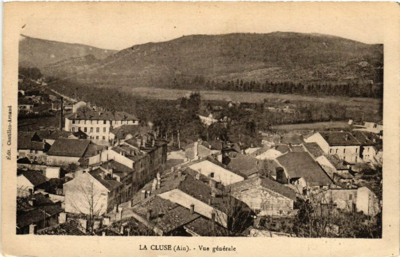 Carte postale ancienne La Cluse Vue générale