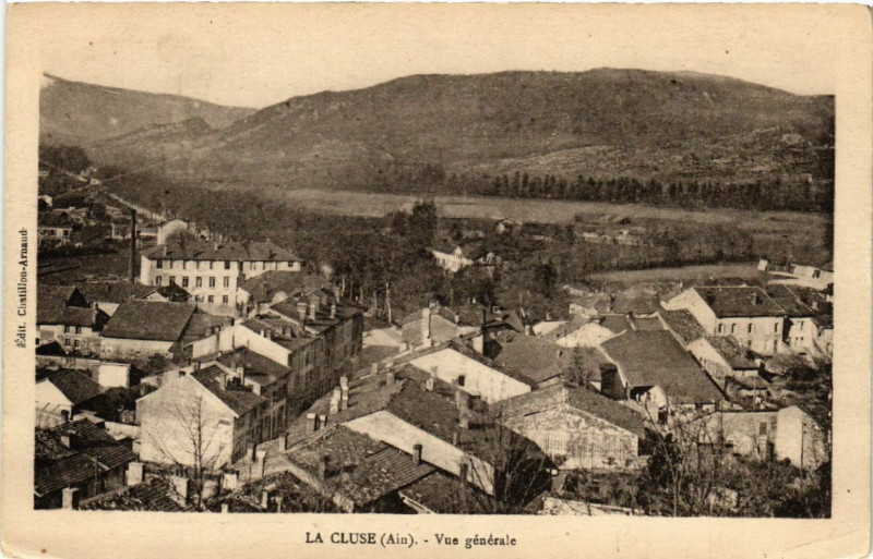 Carte postale ancienne La Cluse Vue générale
