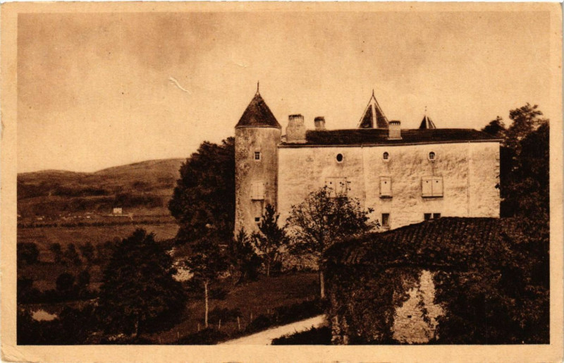 Carte postale ancienne Jujurieux Vieux Chateau de Chenavel à Jujurieux