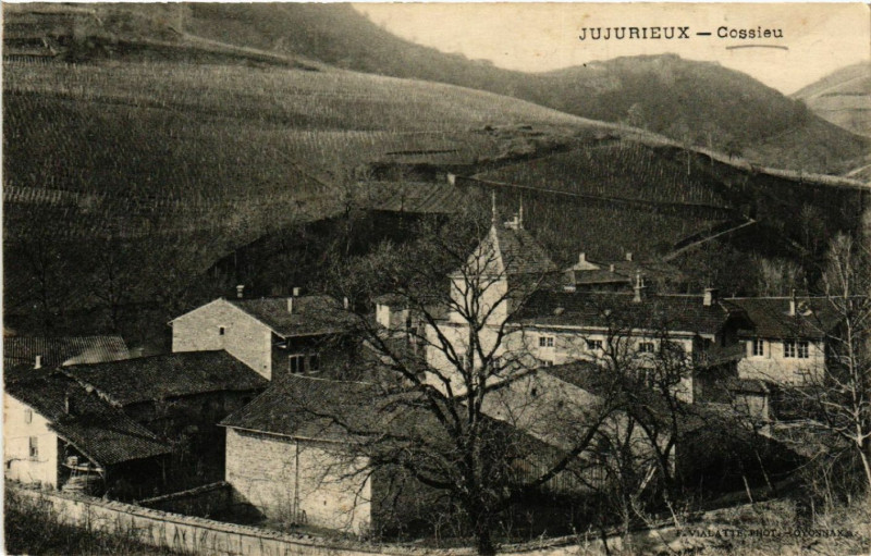 Carte postale ancienne Jujurieux Cossieu à Jujurieux
