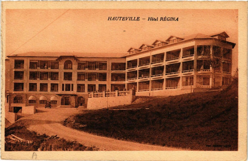 Carte postale ancienne Hauteville Hotel Regina Hotel Régina