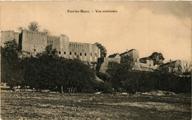Carte postale ancienne Fort-les-Bancs Vue exterieure