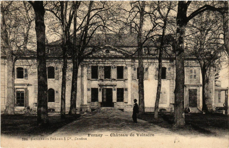 Carte postale ancienne Ferney-Voltaire Chateau de Voltaire à Ferney-Voltaire