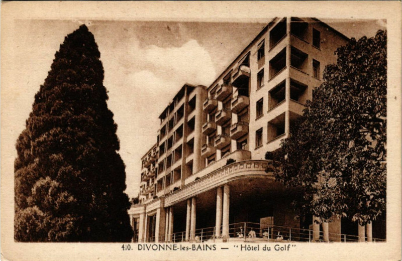 Carte postale ancienne Divonne-les-Bains Hotel du Golf à Divonne-les-Bains