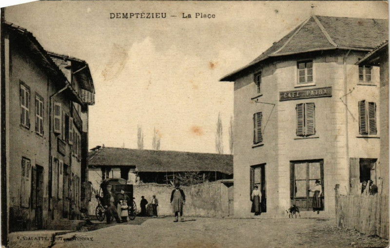 Carte postale ancienne Demptezieu Demptézieu La Place