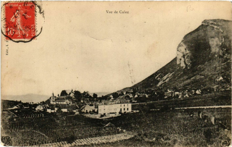 Carte postale ancienne Culoz Vue de Culoz à Culoz
